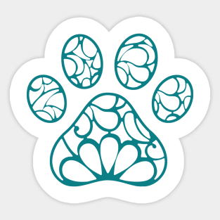 Dog Paw Sticker